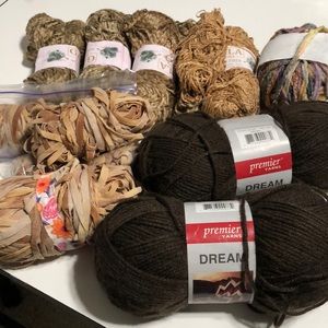 ALL NEW YARN BROWN TONES